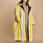 piumino lungo. 90110 MONACO RIGHE sittingsuit 