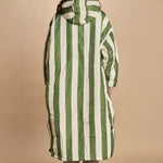 piumino lungo. 90110 SANTORINI RIGHE sittingsuit 