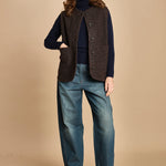 gilet in lana cotta. BLS1504 MAR32 soeur 