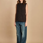 gilet in lana cotta. BLS1504 MAR32 soeur 