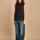 gilet in lana cotta. BLS1504 MAR32 soeur 