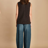 gilet in lana cotta. BLS1504 MAR32 soeur 