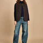 gilet in lana cotta. BLS1504 MAR32 soeur 