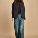 gilet in lana cotta. BLS1504 MAR32 soeur 