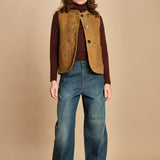 gilet di montone reversibile. BLS1605 KAK2325S soeur 