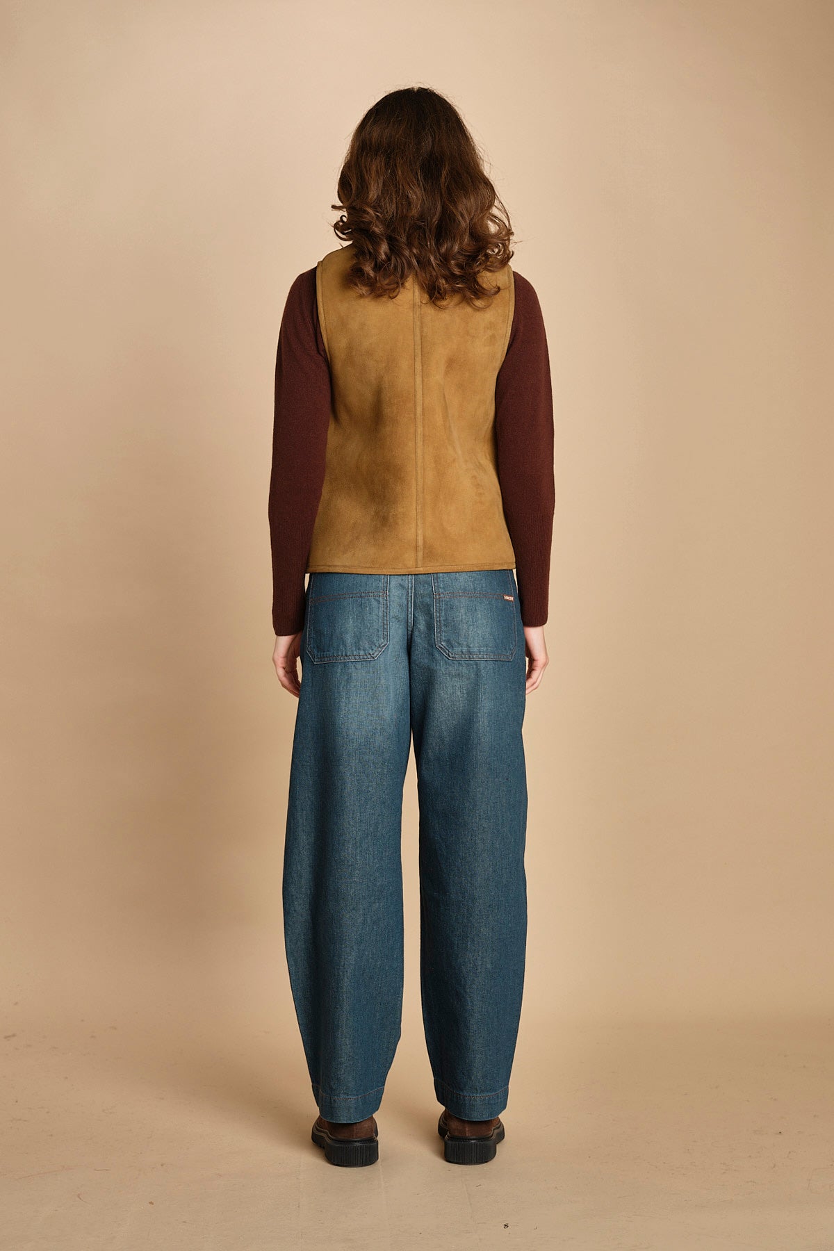 gilet di montone reversibile. BLS1605 KAK2325S soeur 