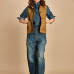 gilet di montone reversibile. BLS1605 KAK2325S soeur 