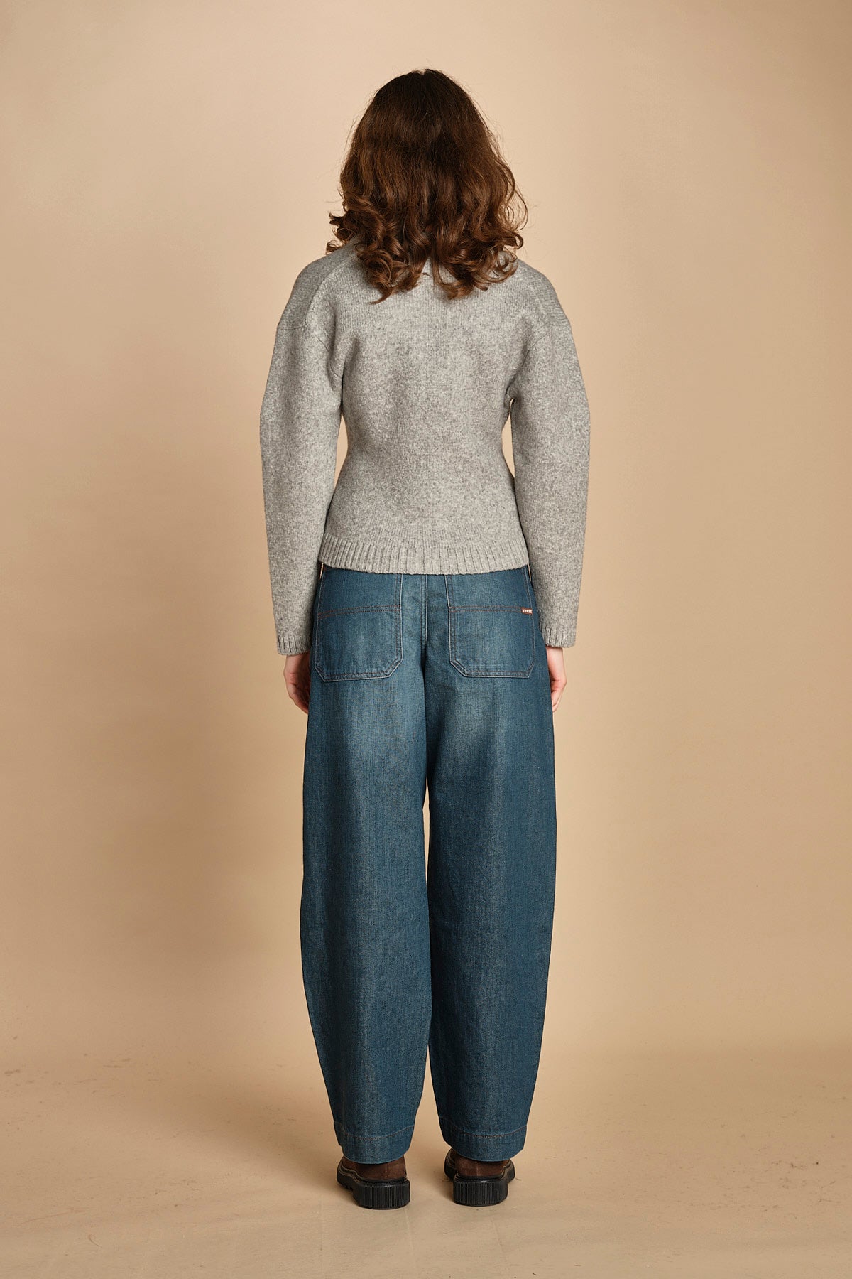 cardigan 1 bottone. CAR0335 GRI3325W soeur 