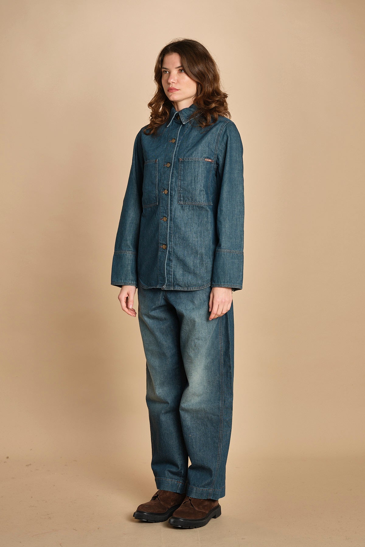 camicia in denim. CHE0192 BLE3525W soeur 