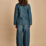 camicia in denim. CHE0192 BLE3525W soeur 