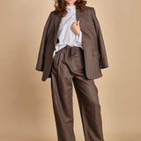 camicia collo alto e ajour. CHE0232 BLA0125W soeur 