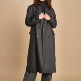 cappotto doppiopetto over. MAN0053 GRI0125W soeur 
