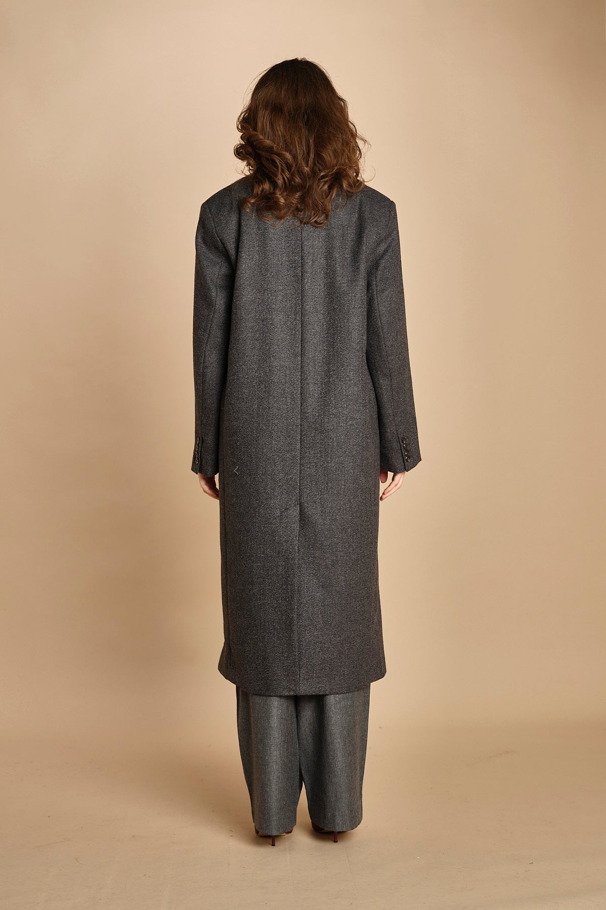 cappotto doppiopetto over. MAN0053 GRI0125W soeur 