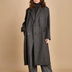 cappotto doppiopetto over. MAN0053 GRI0125W soeur 