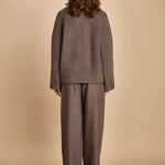giaccone in lana cotta. MAN1509 GRI2224W soeur 