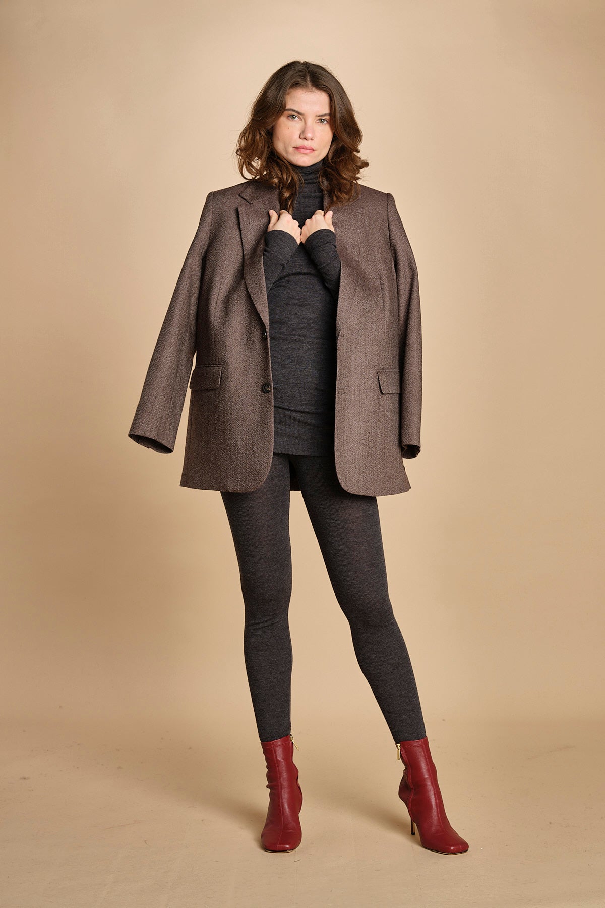 leggings a costine. PAN0145 GRI2425W soeur 