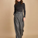 pantalone con due pinces occhio di perenice. PAN0173 GRI0125W soeur 