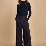 pantalone con 2 pinces ed elastico. PAN0241 BLE1935W soeur 