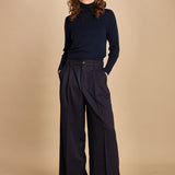 pantalone con 2 pinces ed elastico. PAN0241 BLE1935W soeur 