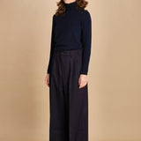 pantalone con 2 pinces ed elastico. PAN0241 BLE1935W soeur 