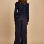 pantalone con 2 pinces ed elastico. PAN0241 BLE1935W soeur 