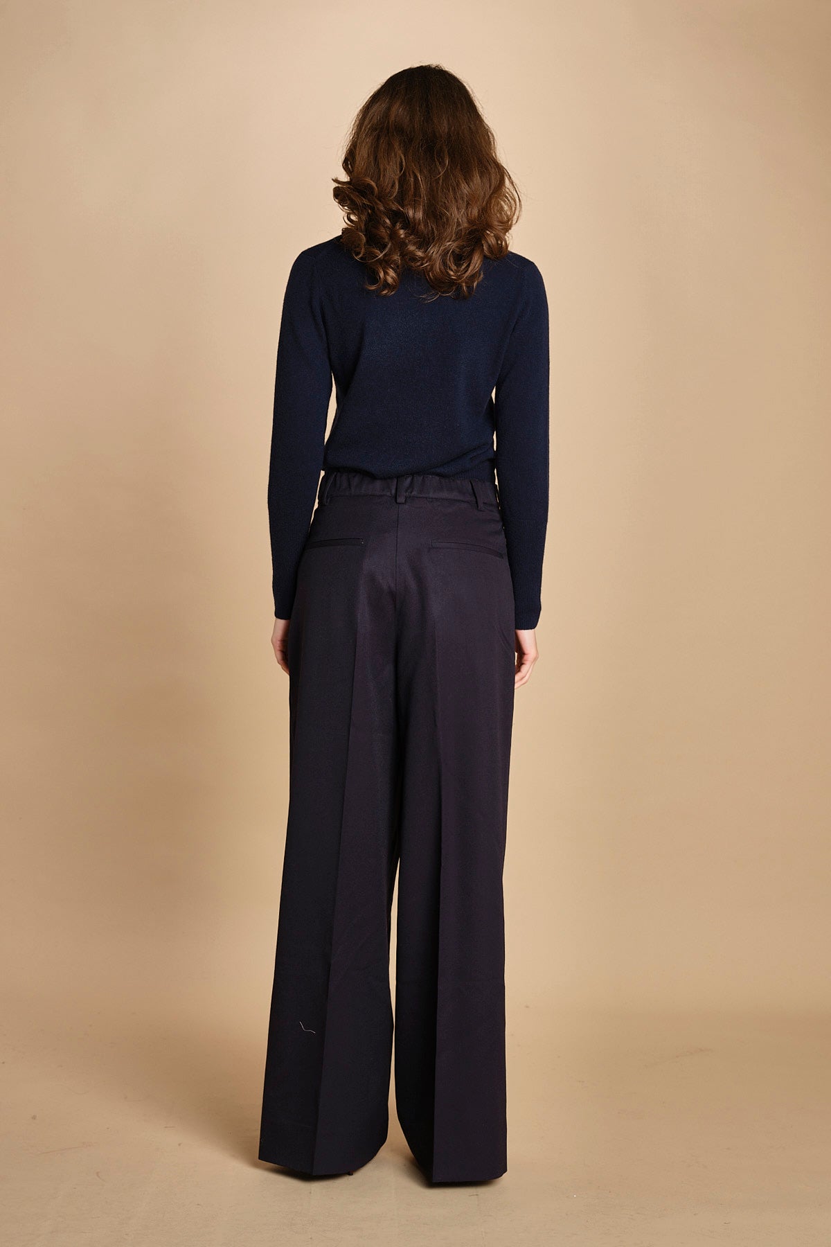 pantalone con 2 pinces ed elastico. PAN0241 BLE1935W soeur 