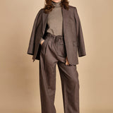 pantalone con due pinces occhio di perenice. PAN0261 MAR1025W soeur 