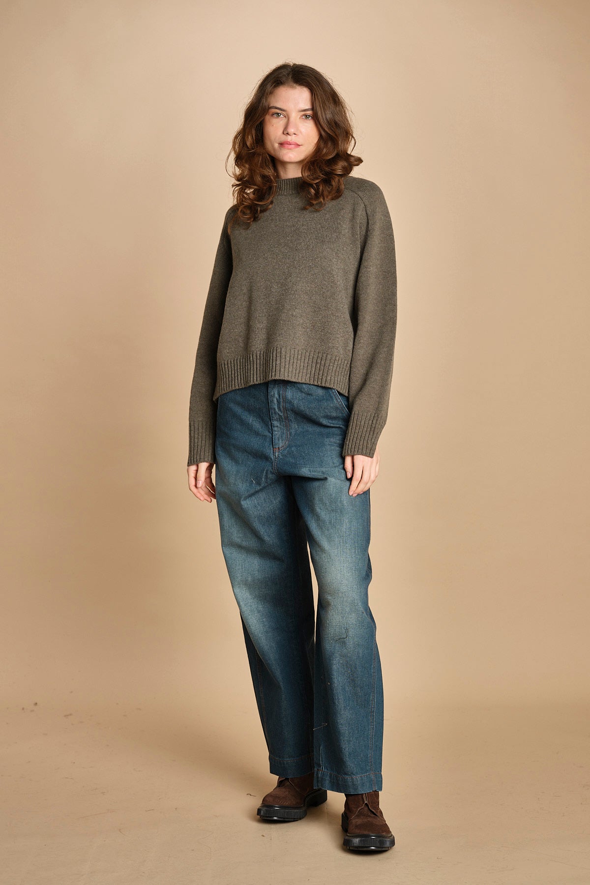 girocollo over. PUL0079 GRI2125W soeur 