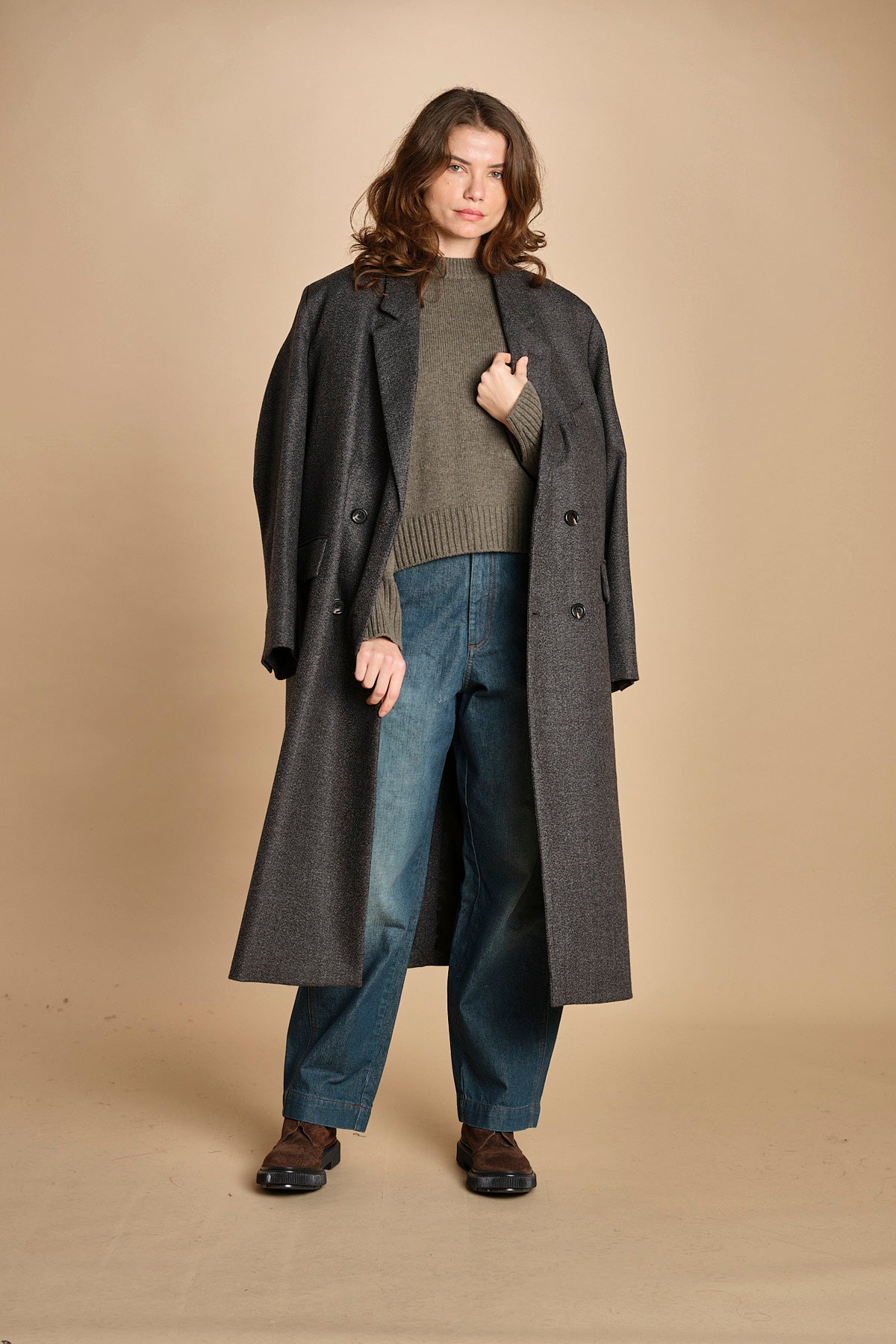 girocollo over. PUL0079 GRI2125W soeur 