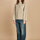 felpa double con cappuccio. PUL0123 BLA0225W soeur 