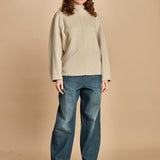 felpa double con cappuccio. PUL0123 BLA0225W soeur 