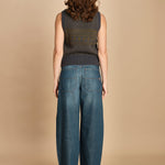 gilet jaquard. PUL0296 GRI5925W soeur 