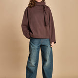 top in jersey con nodo. SWE0400FREJA MAR45 soeur 