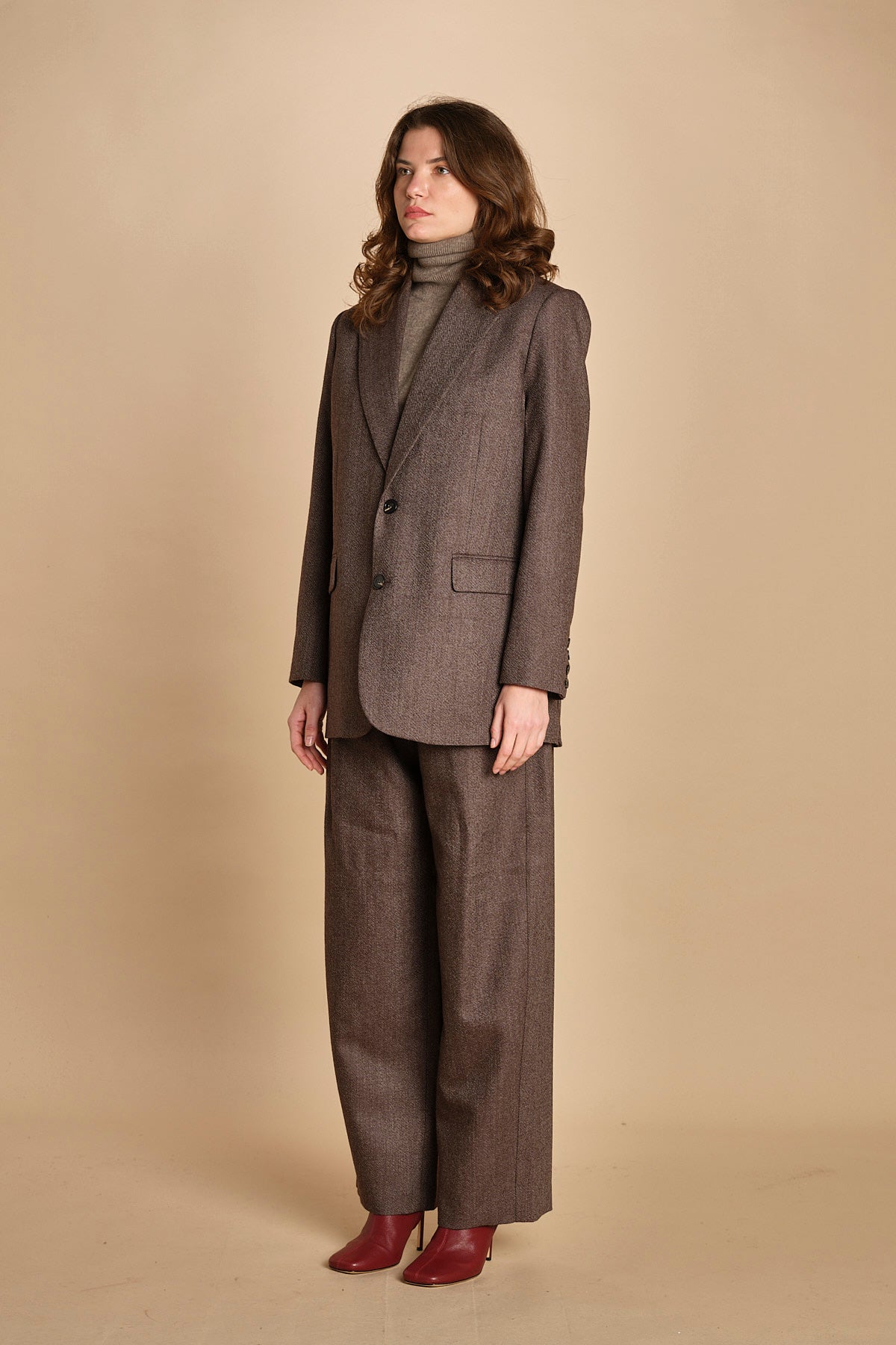 blazer over due bottoni occhio di pernice. VES0049 MAR1025 soeur 