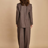 blazer over due bottoni occhio di pernice. VES0049 MAR1025 soeur 