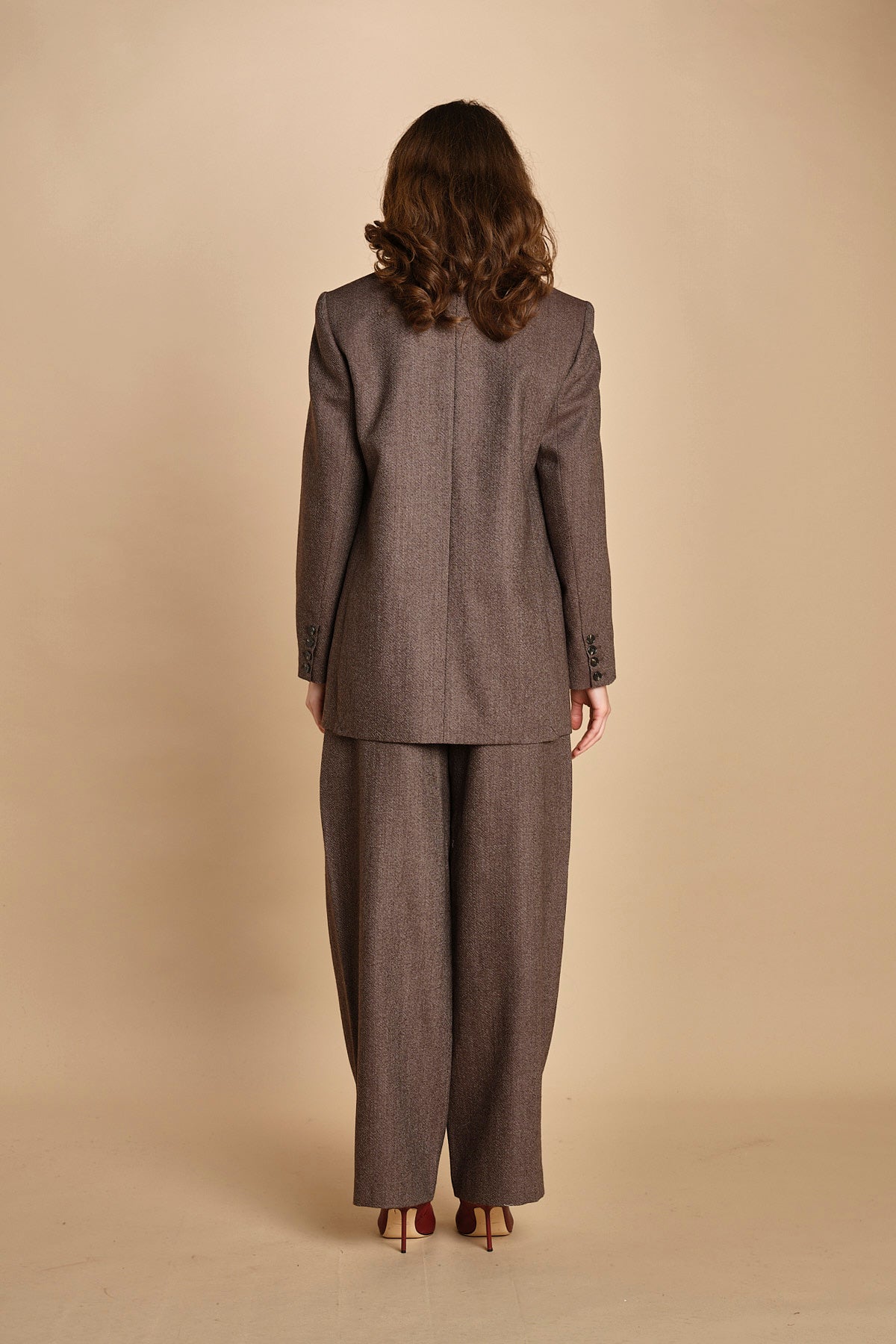 blazer over due bottoni occhio di pernice. VES0049 MAR1025 soeur 