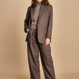 blazer over due bottoni occhio di pernice. VES0049 MAR1025 soeur 