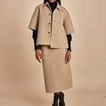 giacca camicia in panno BARDI CARDBOARD sofie d'hoore 