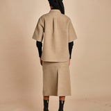 giacca camicia in panno BARDI CARDBOARD sofie d'hoore 