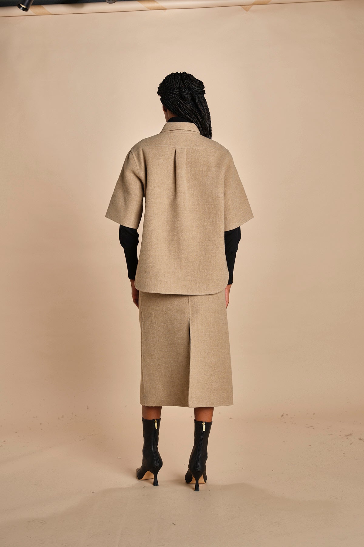 giacca camicia in panno BARDI CARDBOARD sofie d'hoore 