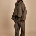 easy jacket in panno CAPA MINK TAN sofie d'hoore 