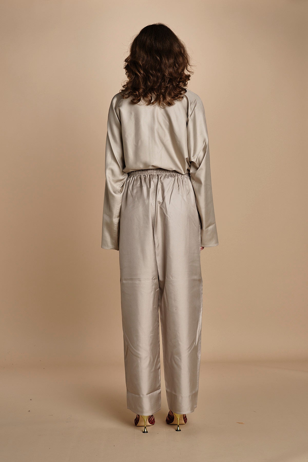 PASCH pantalone in seta con coulisse PASCH STONE sofie d'hoore 