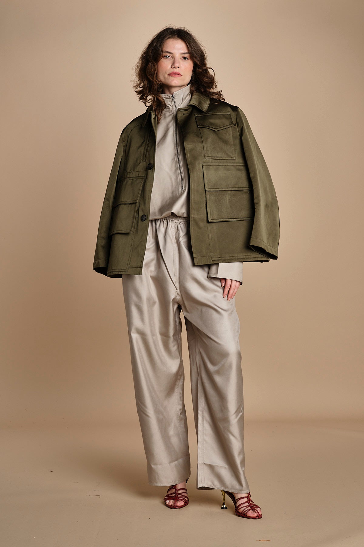 PASCH pantalone in seta con coulisse PASCH STONE sofie d'hoore 