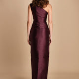 maxidress in taffetà KIRA AMETHYST solace 