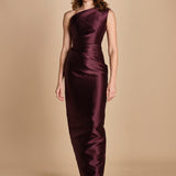 maxidress in taffetà KIRA AMETHYST solace 