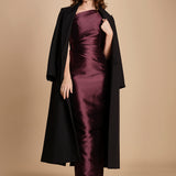 maxidress in taffetà KIRA AMETHYST solace 