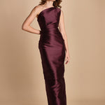 maxidress in taffetà KIRA AMETHYST solace 