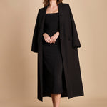 tubino manica lunga con spalle scoperte YUNI BLACK solace 