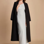 maxidress monospalla con manica a campana ALINA WHITE solace 