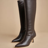 stivale alto liscio PETRA CALF F870SSN CHC studio AMELIA 
